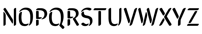 Sirin Stencil regular Font UPPERCASE