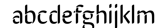 Sirin Stencil regular Font LOWERCASE