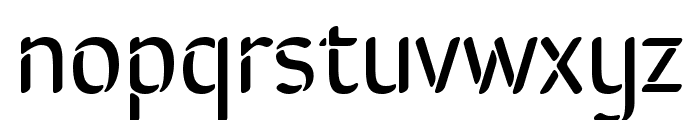 Sirin Stencil regular Font LOWERCASE