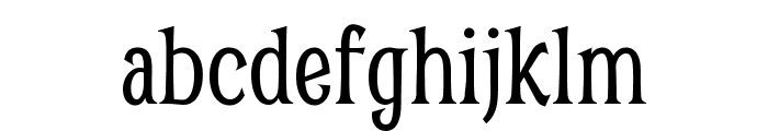 Smythe regular Font LOWERCASE