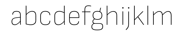 Sofia Sans 100 Font LOWERCASE