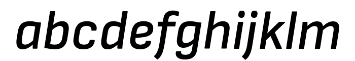 Sofia Sans 600italic Font LOWERCASE