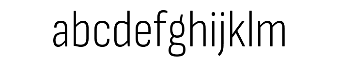 Sofia Sans Condensed 300 Font LOWERCASE