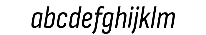 Sofia Sans Condensed Italic Font LOWERCASE