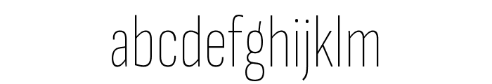 Sofia Sans Extra Condensed 100 Font LOWERCASE