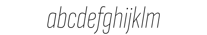 Sofia Sans Extra Condensed 100italic Font LOWERCASE