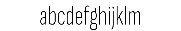 Sofia Sans Extra Condensed 200 Font LOWERCASE