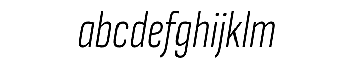 Sofia Sans Extra Condensed 300italic Font LOWERCASE