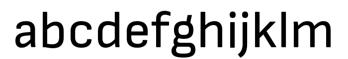 Sofia Sans Regular Font LOWERCASE