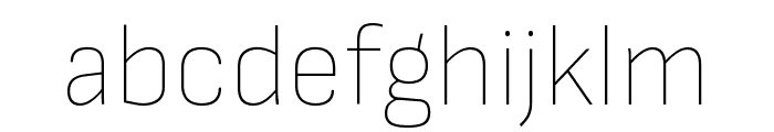 Sofia Sans Semi Condensed 100 Font LOWERCASE