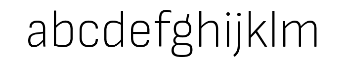 Sofia Sans Semi Condensed 200 Font LOWERCASE