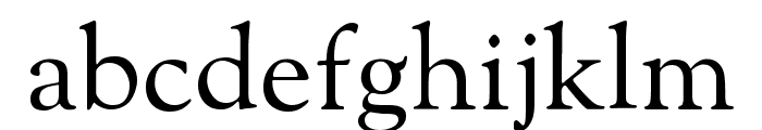 Sorts Mill Goudy regular Font LOWERCASE