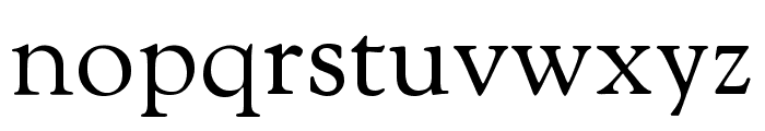 Sorts Mill Goudy regular Font LOWERCASE