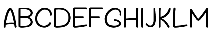 Sour Gummy 200 Font UPPERCASE