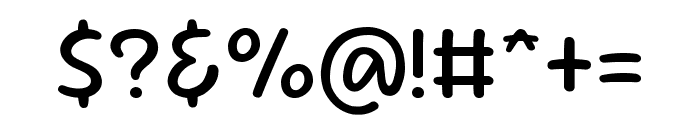 Sour Gummy Regular Font OTHER CHARS