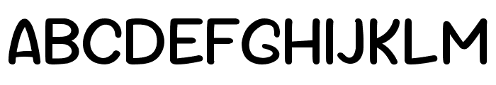 Sour Gummy Regular Font UPPERCASE