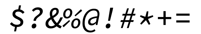 Source Code Pro 500italic Font OTHER CHARS