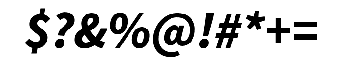 Source Sans 3 800italic Font OTHER CHARS