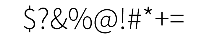 Source Sans Pro 300 Font OTHER CHARS