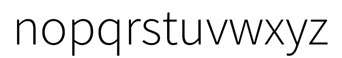 Source Sans Pro 300 Font LOWERCASE