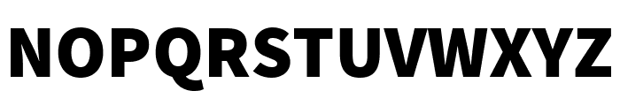 Source Sans Pro 900 Font UPPERCASE