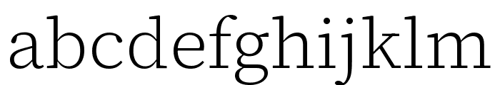 Source Serif 4 300 Font LOWERCASE