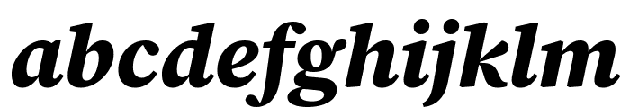 Source Serif 4 800italic Font LOWERCASE