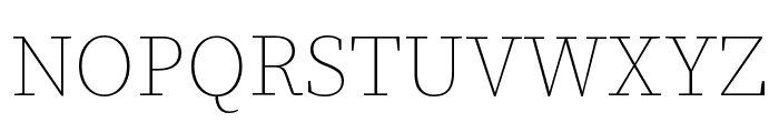 Source Serif Pro 200 Font UPPERCASE