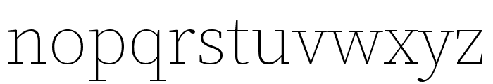 Source Serif Pro 200 Font LOWERCASE