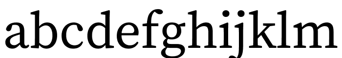 Source Serif Pro regular Font LOWERCASE