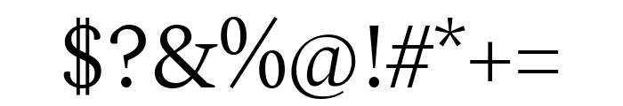 Spectral 300 Font OTHER CHARS