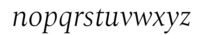 Spectral 300italic Font LOWERCASE