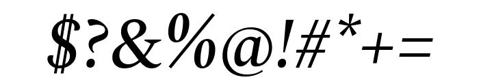 Spectral 500italic Font OTHER CHARS