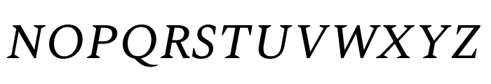 Spectral SC italic Font LOWERCASE
