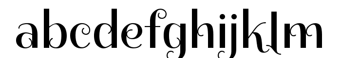 Spirax regular Font LOWERCASE