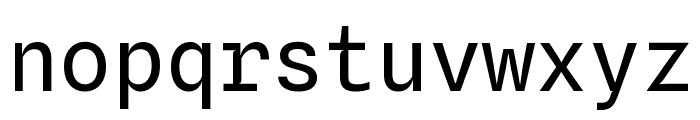 Spline Sans Mono Regular Font LOWERCASE