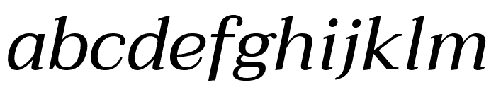 Taviraj italic Font LOWERCASE