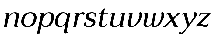 Taviraj italic Font LOWERCASE