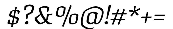 Texturina 300italic Font OTHER CHARS