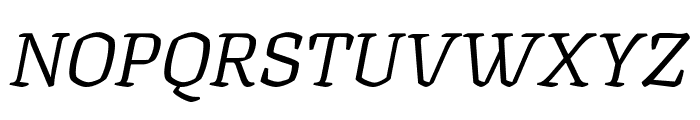 Texturina 300italic Font UPPERCASE
