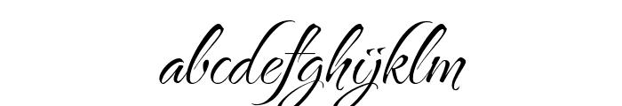 The Nautigal Regular Font LOWERCASE