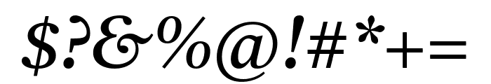 Tiro Devanagari Sanskrit Italic Font OTHER CHARS