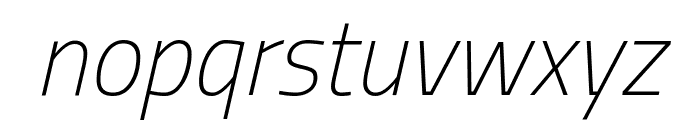 Titillium Web 200italic Font LOWERCASE