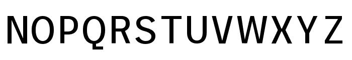 Trispace Regular Font UPPERCASE