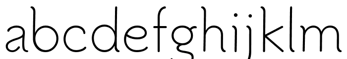 Tsukimi Rounded 300 Font LOWERCASE