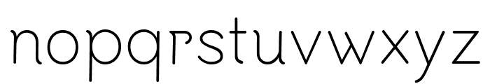 Tsukimi Rounded 300 Font LOWERCASE