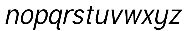 Tuffy Italic Font LOWERCASE