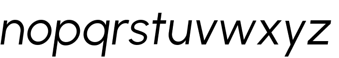 Urbanist Italic Font LOWERCASE