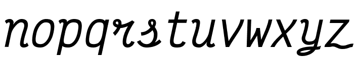 Victor Mono 500italic Font LOWERCASE