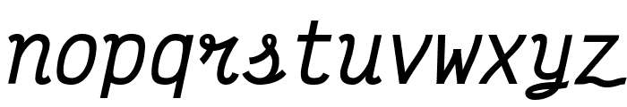 Victor Mono 600italic Font LOWERCASE